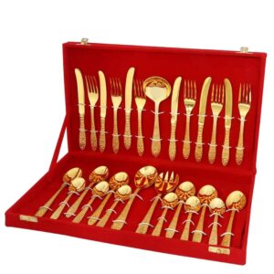 brass-cutlery-set